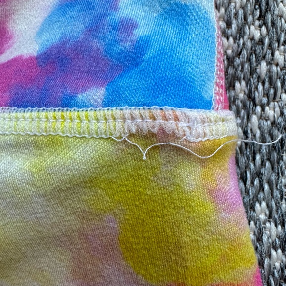 SOLD FLEO Summer Clouds Shorts True High Blue Pink Yellow - Small - Picture 6 of 15